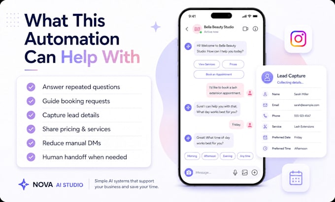 set up instagram dm automation for your beauty business