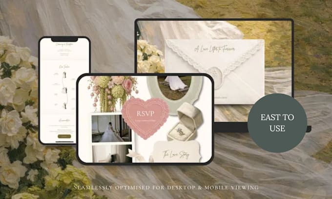 make personalised themed based wedding website with rsvp the knot, zola, canva