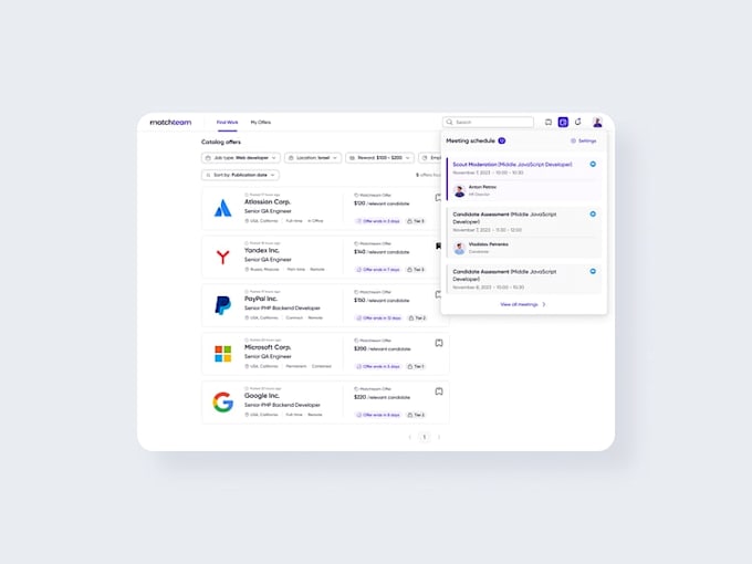 develop a custom job board, recruitment app, hiring platform for ios and android
