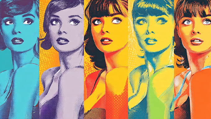 create a unique street pop art collage