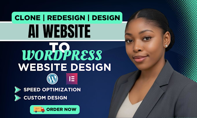convert ai mockup, chatgpt, claude, figma loveable design into wordpress website