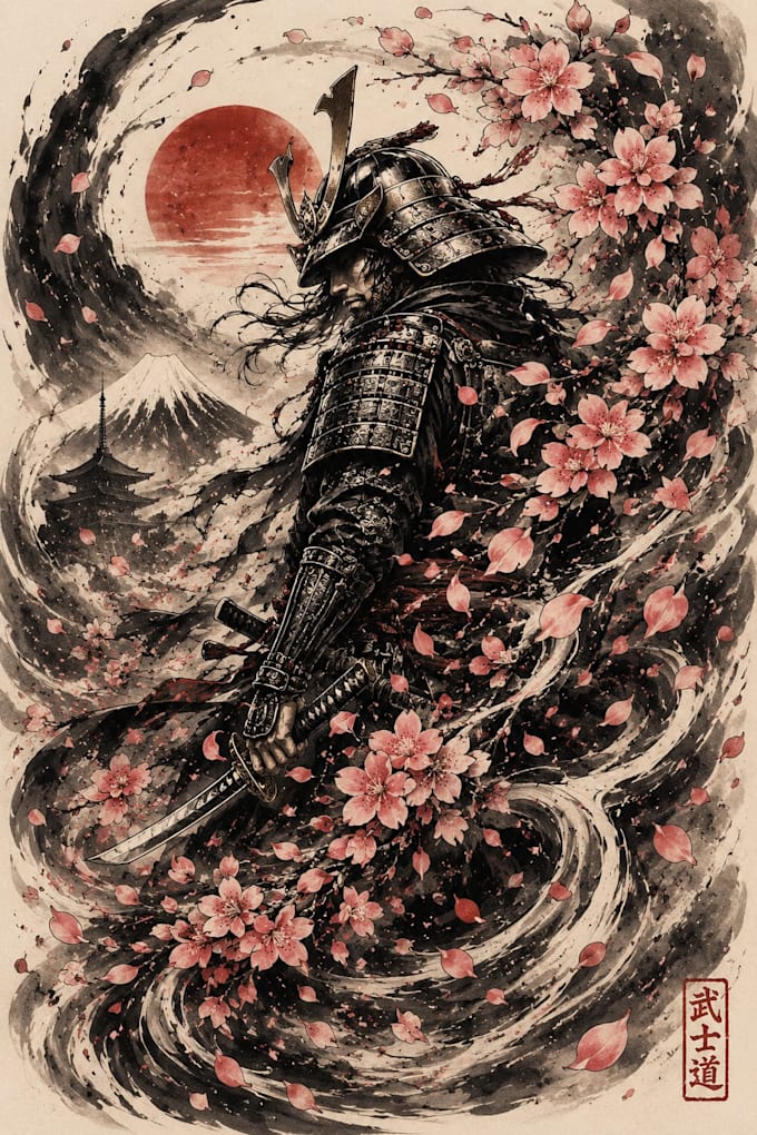 stunning japanese style artwork