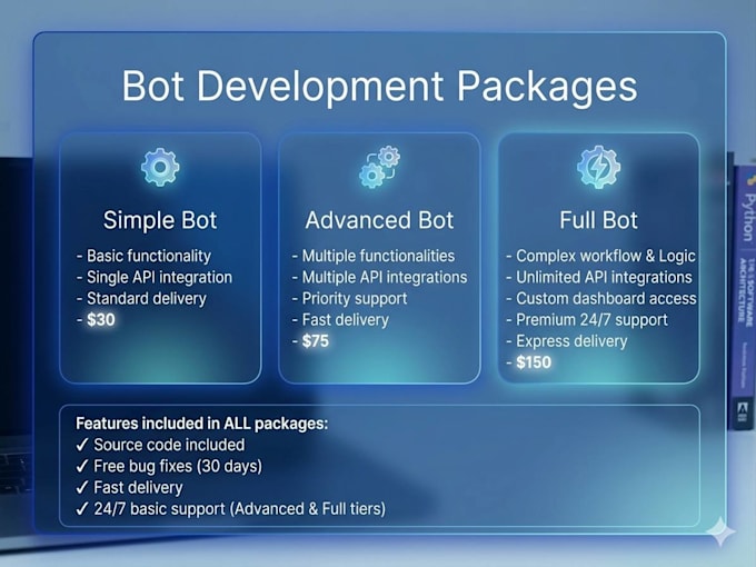 create a telegram bot with python for your business