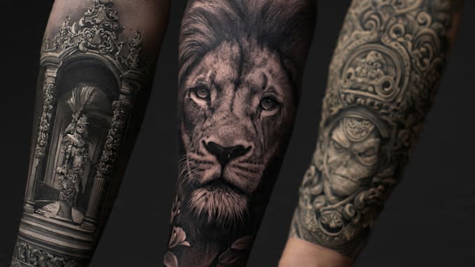 do unique customized realism tattoo design