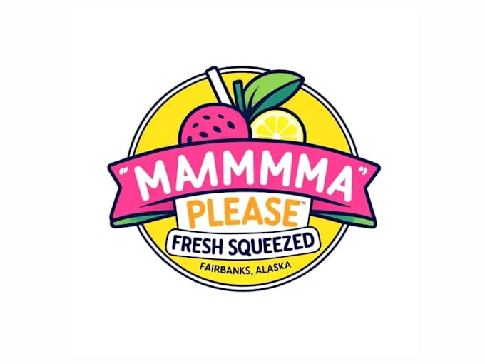design a modern juice and beverage logo
