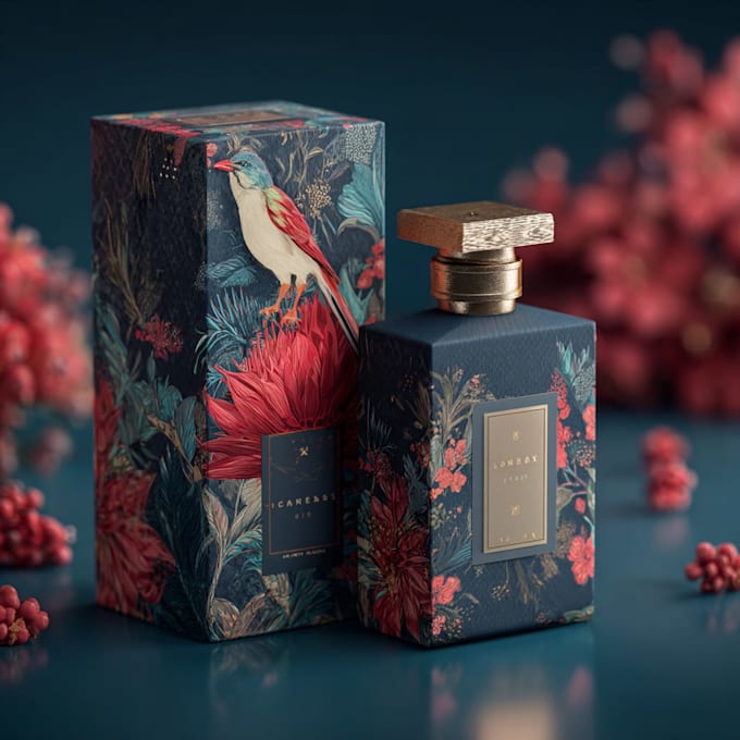 create elegant cosmetic and product packaging design