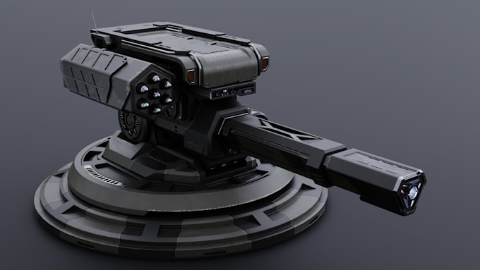 create hard surface 3d models in blender