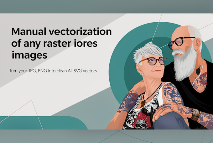 create a handmade vector logo