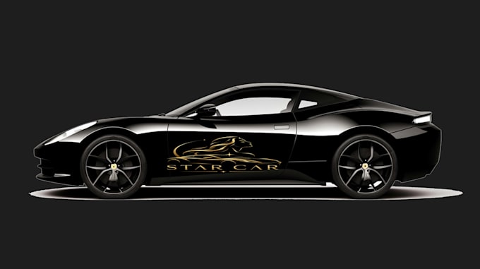 design a modern star car logo for your automotive brand