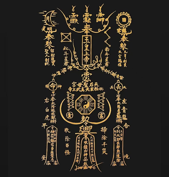 taoist mystical symbol design