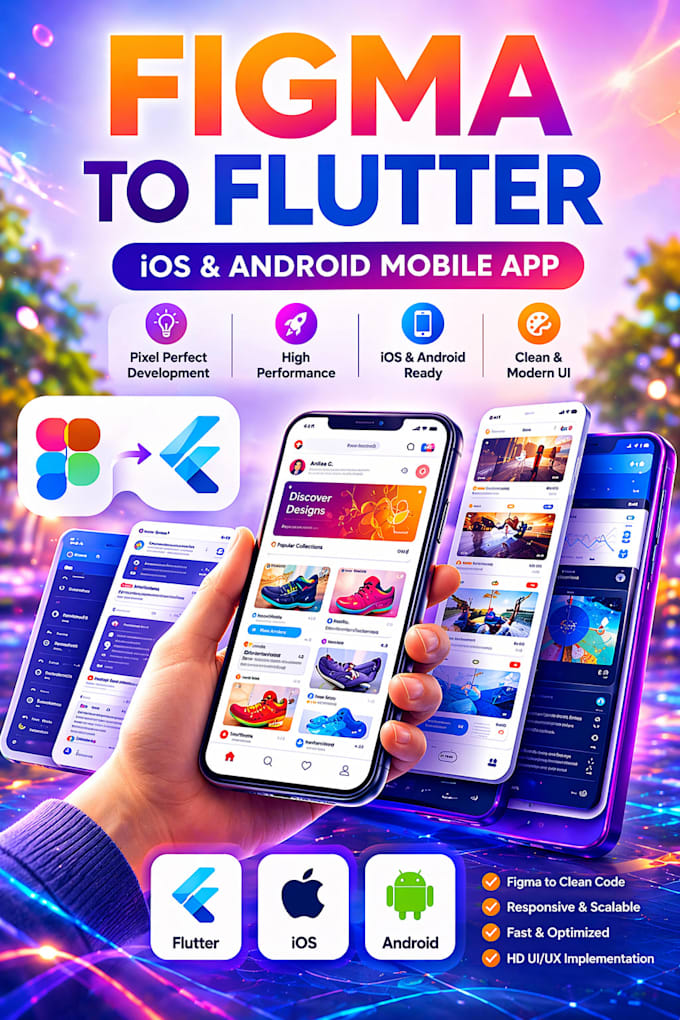 develop android app, flutter app, firebase app and fix bugs