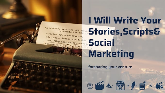 write engaging stories, scripts, and social media content