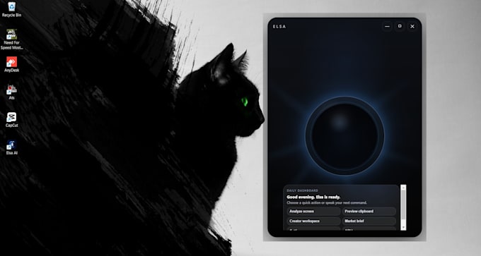 provide a ready made ai assistant like jarvis called elsa