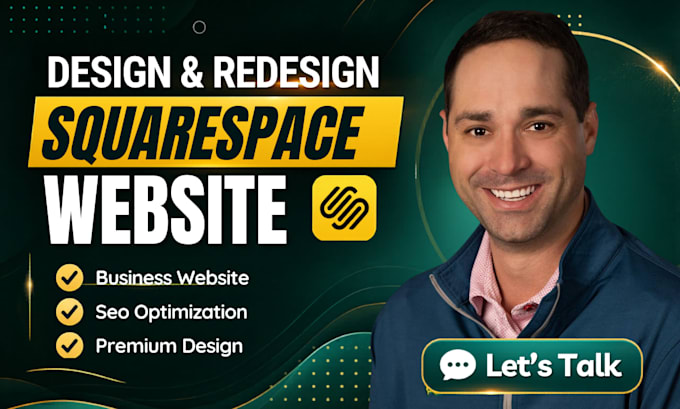 design modern squarespace website, squarespace redesign, website development