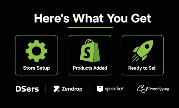build automated shopify store,shopify drpshipping store design and websites