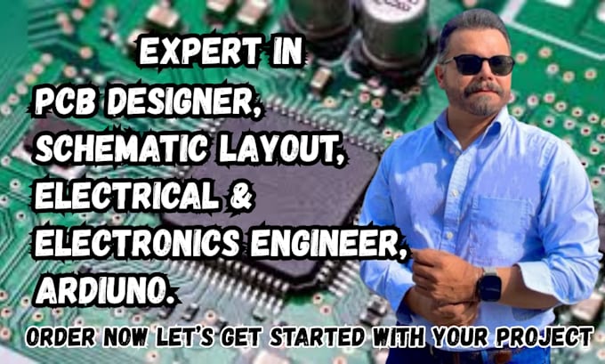 be your pcb designer, schematic layout, electrical electronics engineer, ardiuno