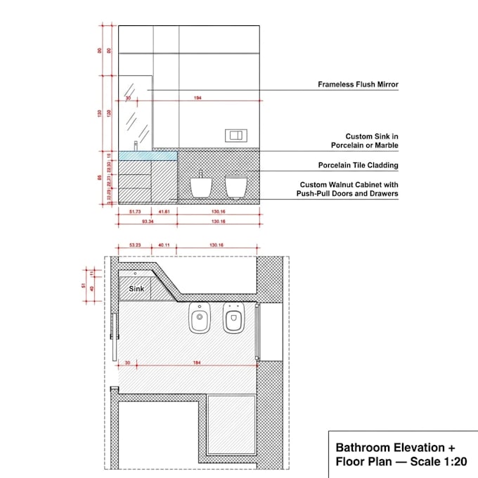 redesign your bathroom with floor plan and 3d render