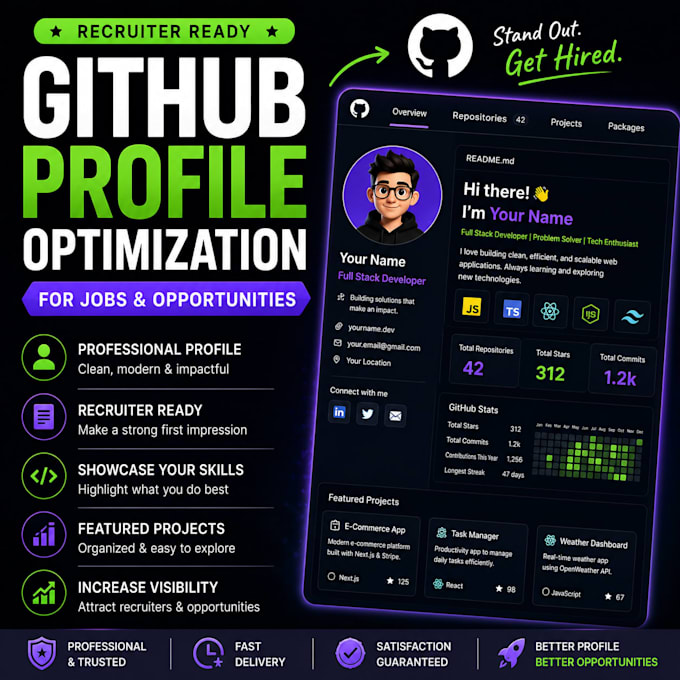 optimize your github profile to attract recruiters and employers
