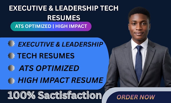 write an ats tech resume for senior software engineers and IT executives