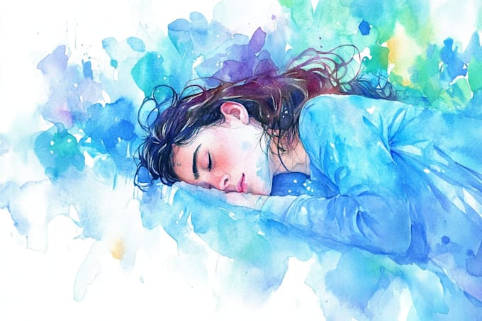 illustrate anything in digital watercolor