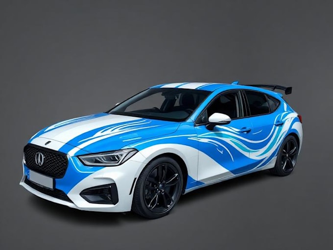 do clean and professional car wrap, vehicle wrap design