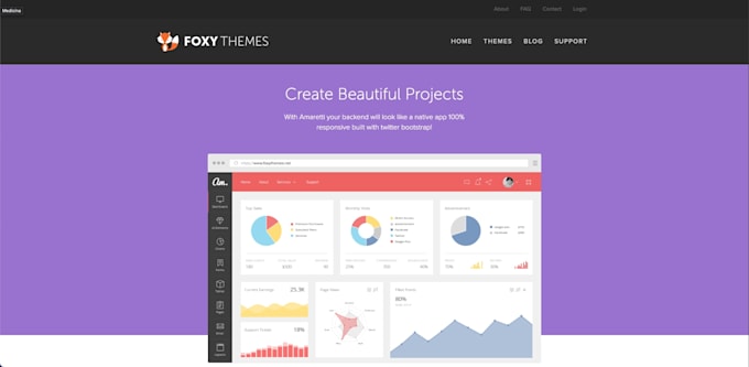 develop a premium wordpress website with custom UI