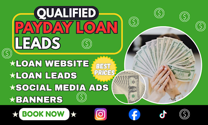 run high converting payday loan leads, google,facebook ad campaigns