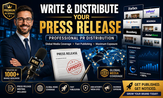 write distribute press release distribution with professional PR distribution
