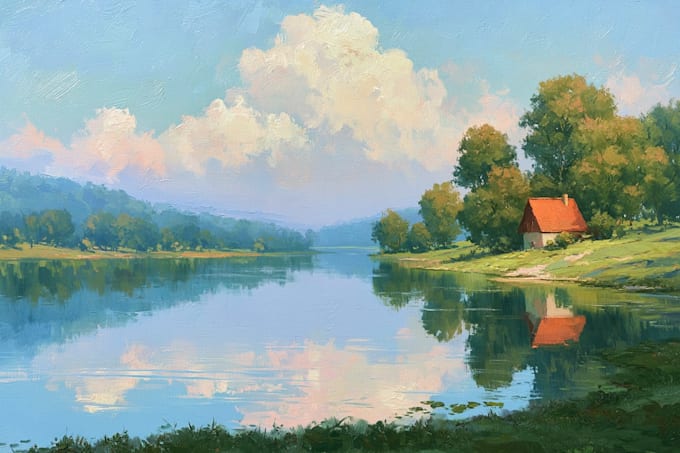 landscape oil painting art
