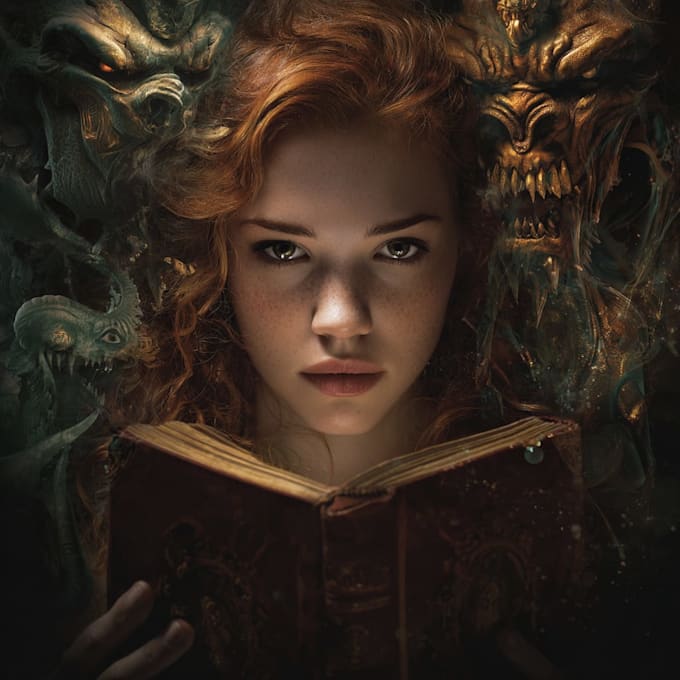 create illustrated book covers