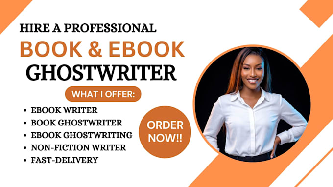 be your nonfiction ebook ghostwriter self help book ghostwriter