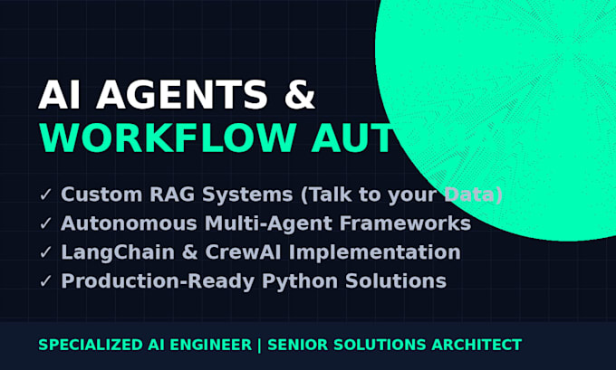 develop autonomous ai agents for workflow automation
