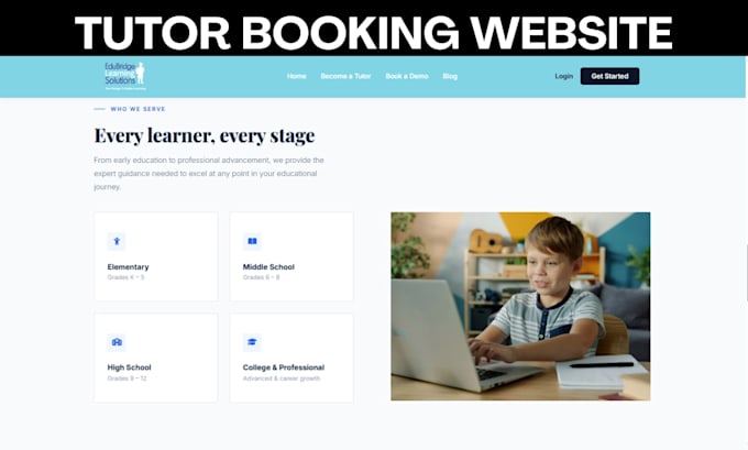 course website wix tutor website tutor booking website wix coaching website
