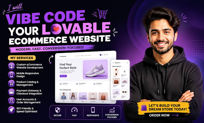 vibe code your lovable ecommerce website