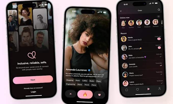 be your flutterflow dating app developer, matchmaking app, fintech app