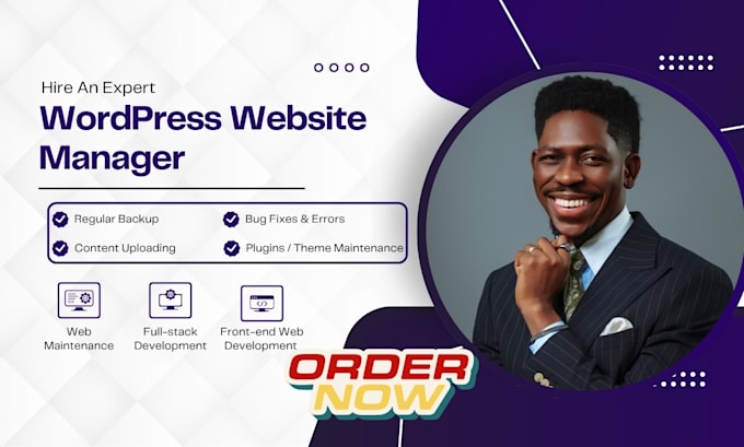 manage and maintain your wordpress website with monthly updates