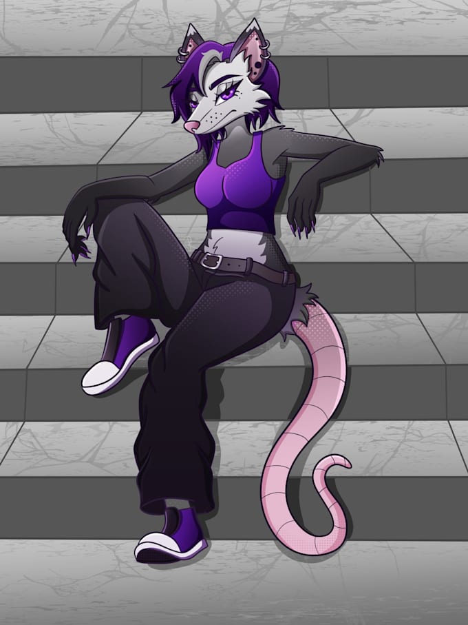 create custom furry art or fursona illustration of your oc