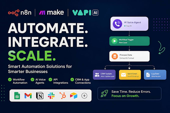 build vapi and retell ai voice agents with n8n and make com
