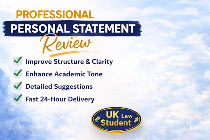 help improve your personal statement for UK university applications