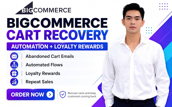 setup bigcommerce abandoned cart email automation flow loyalty rewards