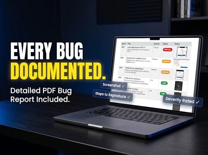 do manual QA testing and bug reporting