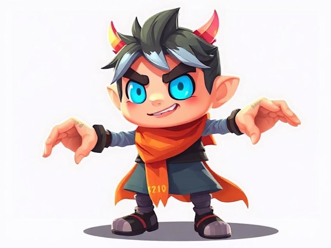 draw 2d game character or 2d game character