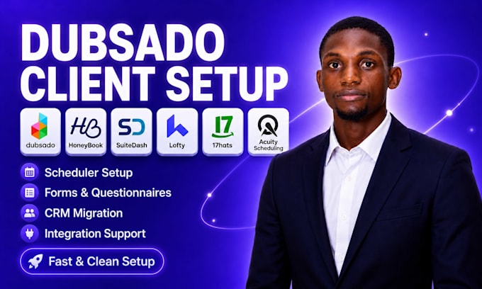 setup dubsado honeybook suitedash lofty crm account 17hats acuity scheduling