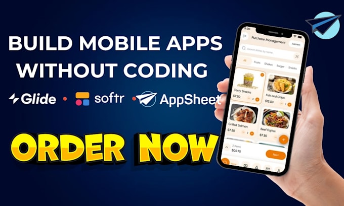 build custom appsheet apps, develop mobile apps, glide, adalo, softr airtable