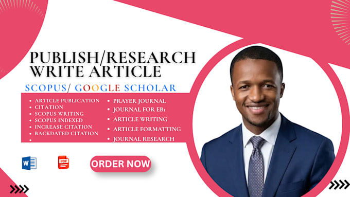 google scholar citation, write and publish article in scopus journal publication