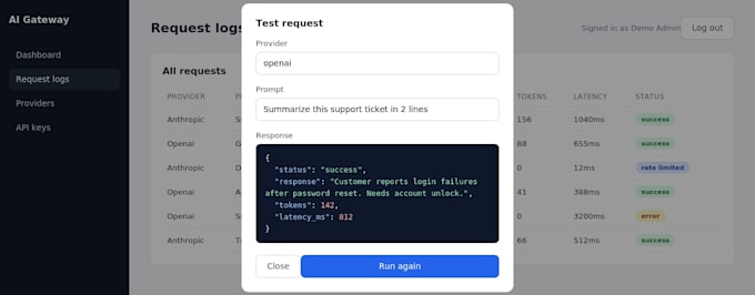build custom ai API middleware and llm integrations for your backend