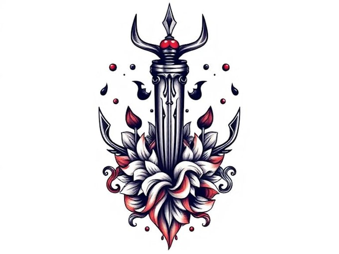design a modern and minimalist tattoo design