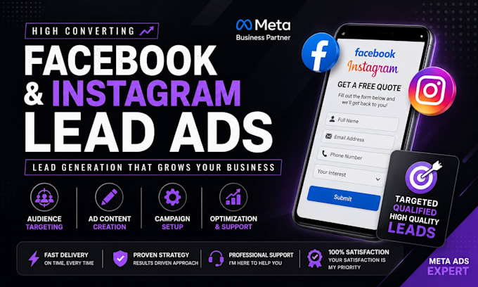 create high converting facebook and instagram lead ads
