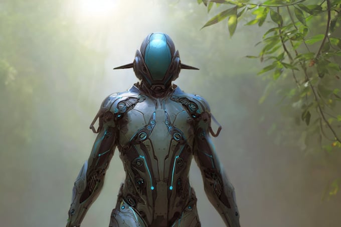 make a sci fi illustration for you
