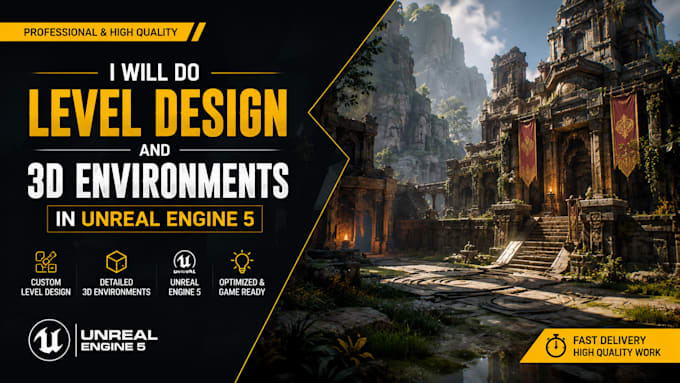 do level design and 3d environments in unreal engine 5